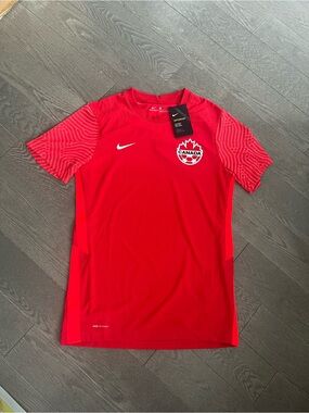 Nike Red Vaporknit Canada Soccer Performance Jersey